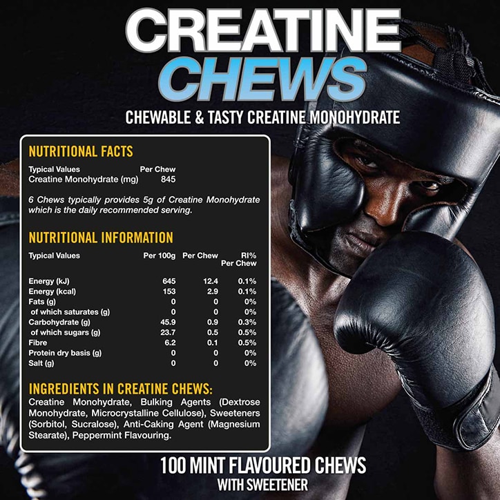 Vow Nutrition Creatine Chews Mint 100 Chews